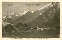 Les Houches et la chaîne du Mont Blanc