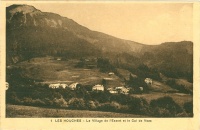 Les Houches - Le village de l'Essert et le col de Voza