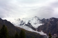 Glacier de Bionnassay et aiguille de Tricot