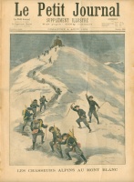 Les Chasseurs alpins au Mont Blanc